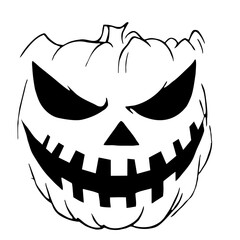 halloween pumpkin head