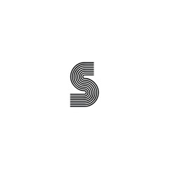 Minimal Innovative Initial NS logo and SN logo. Letter S NS SN creative elegant Monogram. Premium Business S logo icon.