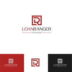 Abstract Initial Letter L and R Linked Logo,  Usable for Business, Technology and Branding Logos. Flat Vector Logo Design Template