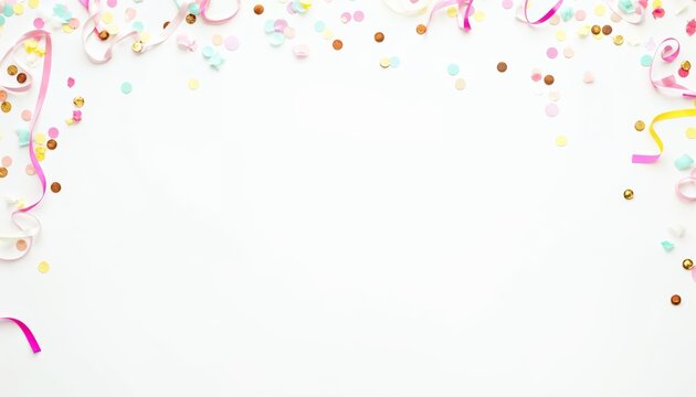 Colorful Confetti and Glitter for Celebrations and Festive Events