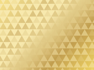 Fototapeta premium 金色 gold 三角形 ジオメトリック 背景 