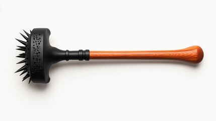 Modern Toilet Brush with Wooden Handle 