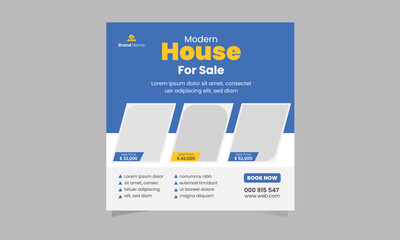 Modern House Social Media Design