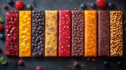 Energy Bar Snack Packaging Design for Retail Display: Eye-catching and Informative