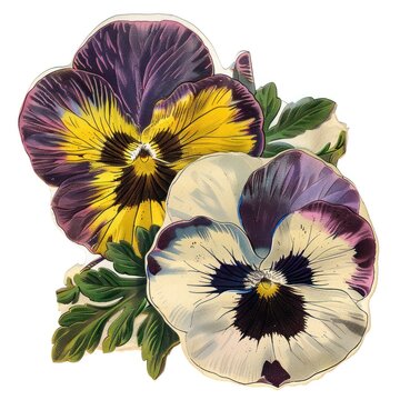 Pansy clip art preview