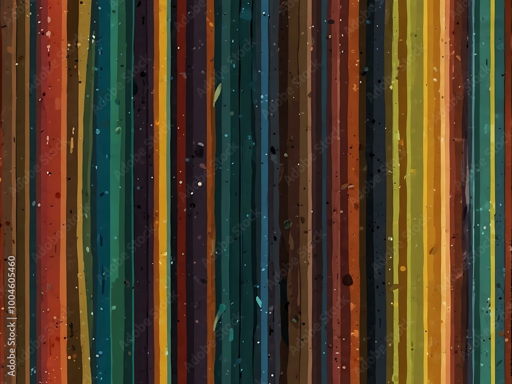 Poster abstract background with colorful vertical stripes and lines.