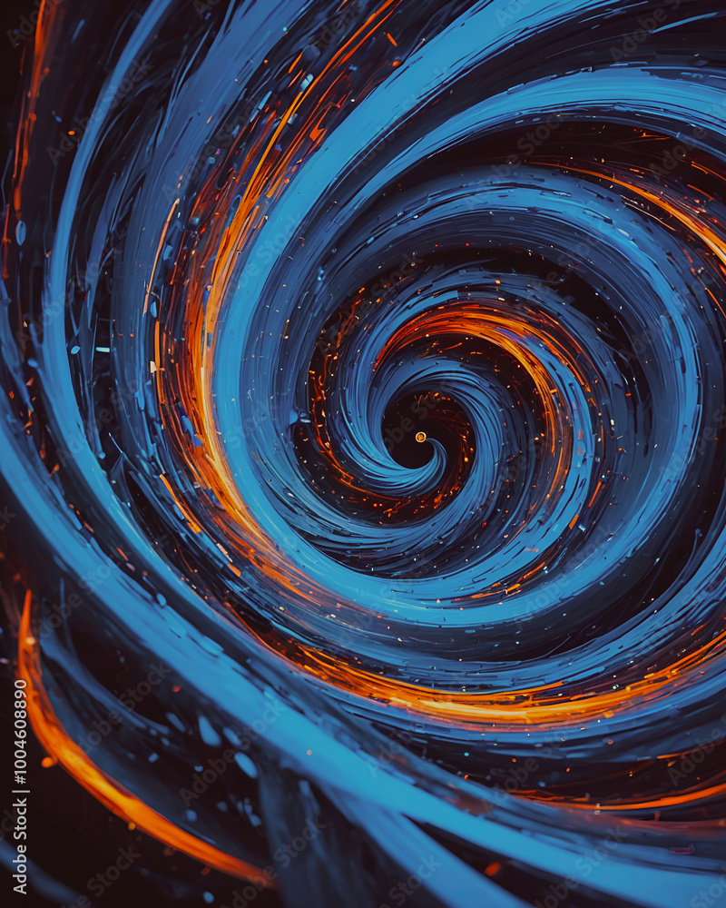 Poster abstract fractal background a computer-generated 2d illustration, texture
