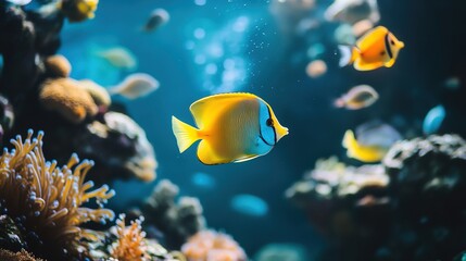 Obraz premium Colorful fish under the sea 