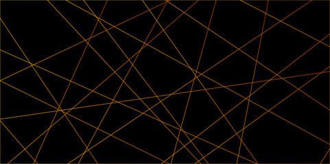 Abstract red and golden color line straight Vector in white background. geometric random chaotic line design with transparent background Vector Illustration.	