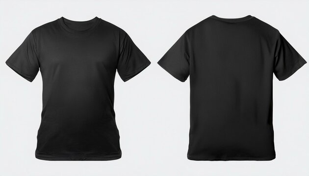 Black Tshirt Front Back Images Browse 84 901 Stock Photos Vectors and Video Adobe Stock