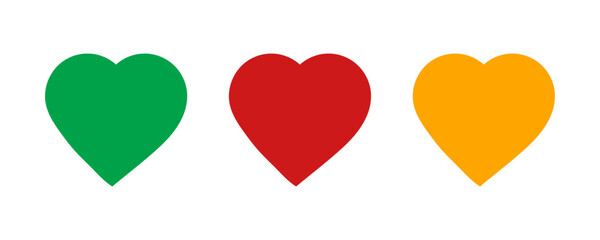 Heart flat icon love, valentine, symbol vector.