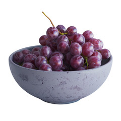 Fototapeta premium Red Grapes in a Bowl