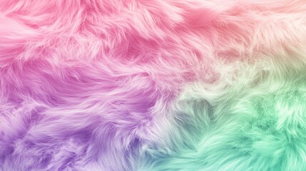 Fototapeta premium Soft pastel colored fur background is gently waving in the wind