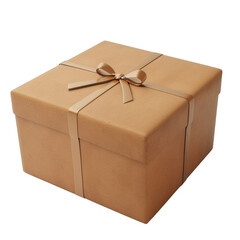 Gift Box with Golden Ribbon