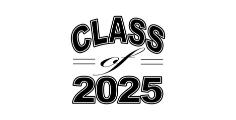 Senior 2025 Design, Graduation T-Shirt Design, Senior 2025 Illustration