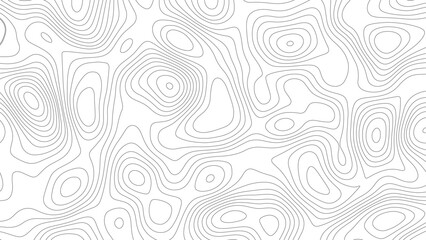 Fototapeta premium Vector tree rings seamless background, subtle pattern. topographic map background concept
