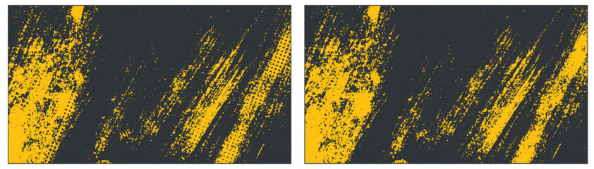 Orange color vector sport background with brush stroke and halftone dot effect