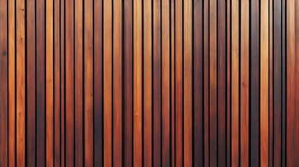Detailed Rustic Wooden Textured Wall Panels Made of Vertical Timber Slats for Modern Minimalist Interior Design and Exterior Facade