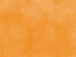 Homogeneous bright orange background with light texture. Matte surface with uniform strokes. Orange watercolor background for postcards, banners or interior design. Painted template design and graphic