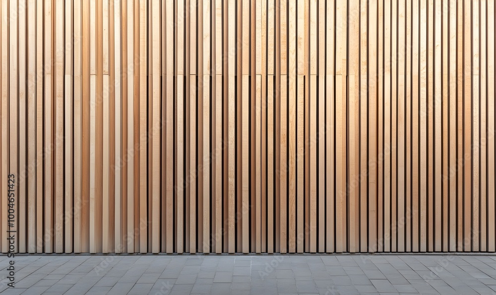 Poster elegant architectural design element featuring a neutral toned wall with a grid pattern of decorativ