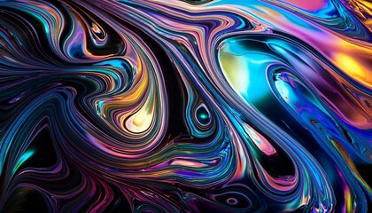 Obraz premium Abstract swirl of color