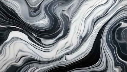 Obraz premium Abstract black and white swirl