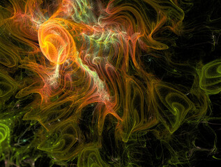 Imaginatory fractal abstract background Image