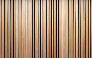 Fototapeta premium Minimalist Wooden Wall with Slatted Timber Panel Grid Design Clean Architectural Interior Background with Vertical Textured Lines and Versatile Building Material