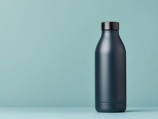Smart water bottle with a built-in thermometer showing the temperature of your drink, Smart thermometer bottle, Tech, modern, functional