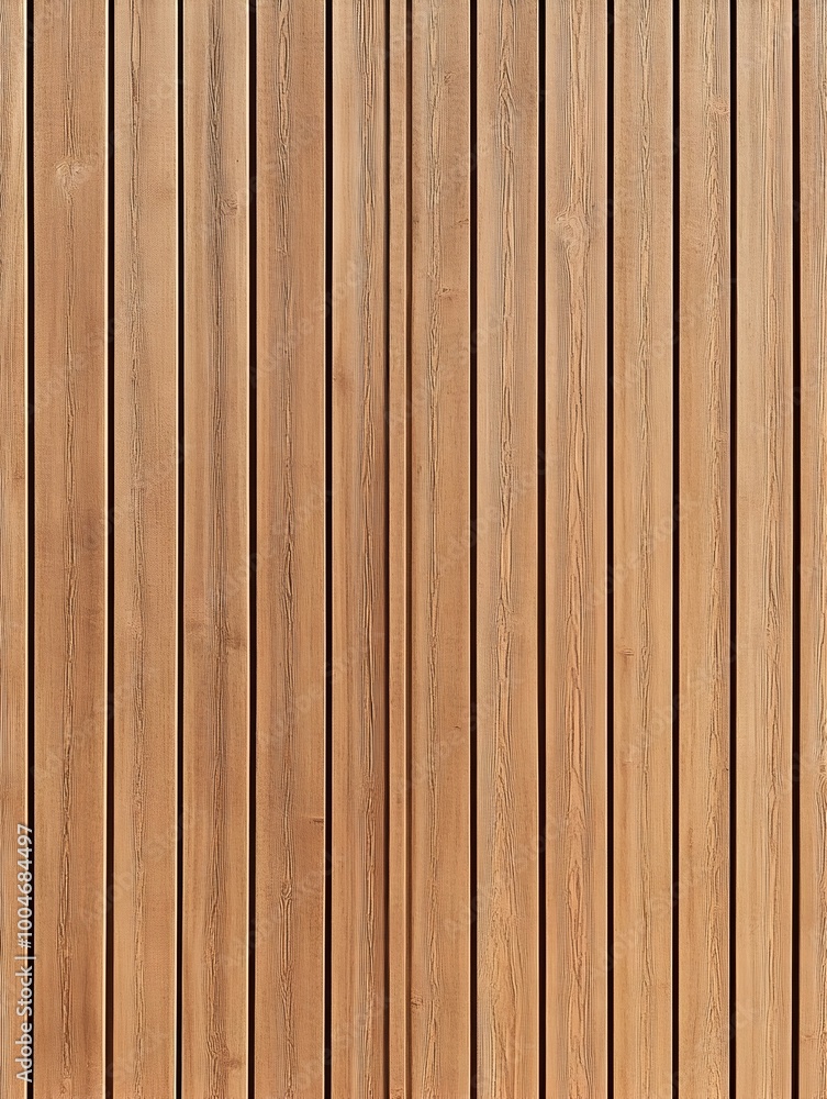 Poster rustic slatted timber wall with a grid pattern and clean textured vertical lines this natural materi