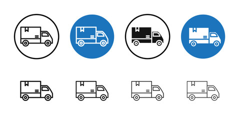 Express Delivery icon Thin line art collection