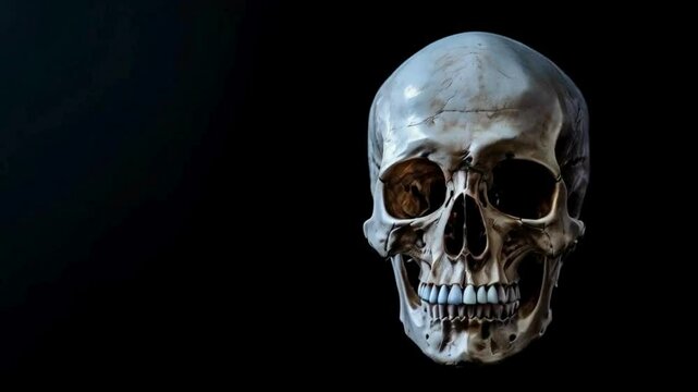 skull on black