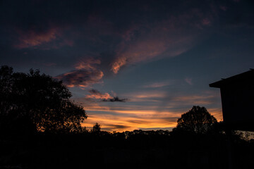 atardecer de otoño