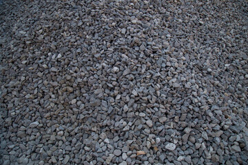 Crushed stone for construction. Building material.