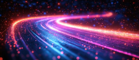 Abstract Light Trails in a Universe of Stars