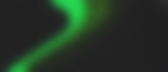 Grainy gradient background green wave retro noise texture summer banner poster backdrop design