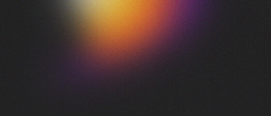 Grainy gradient background orange violet retro noise texture summer banner poster backdrop design
