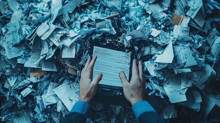 concept of digital waste management through deleting unnecessary files and data to free up disk space improve system efficiency and optimize storage for better computer performance