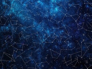 Night sky filled with stars arranged into calculus symbols and graphs, glowing softly, Cosmic mathematics, Celestial calculus representation