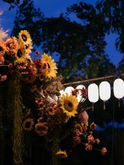 bouquet of flowers in the garden