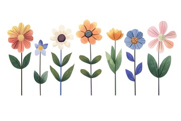 Obraz premium Colorful Floral Illustration