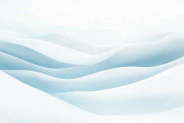Obraz premium A soft, abstract representation of waves in blue tones. Perfect for minimal and serene design projects.