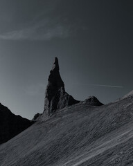 mountain in the morning