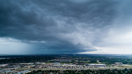 storm over the city