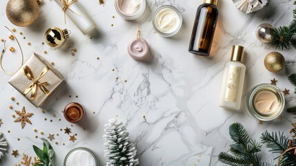 Luxurious Cyber Monday Skincare Promotion Featuring Serums, Moisturizers, and Face Masks for Holiday Sales