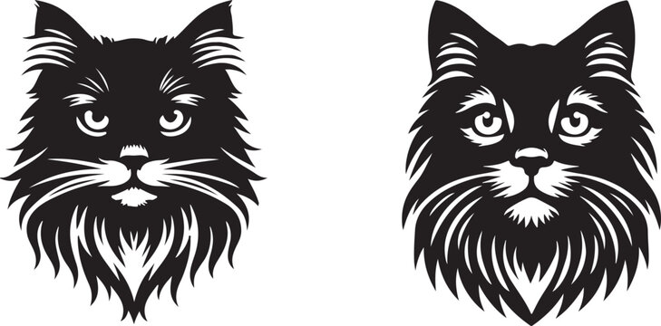 cat hade vector silhouette