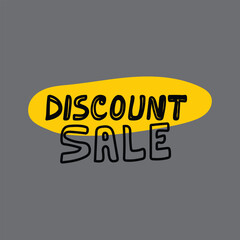 discount sale text vector sticker label price icon illustration