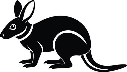 Obraz premium babbly vector silhouette