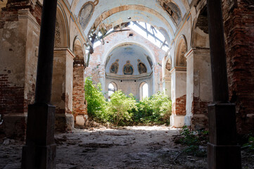 Ruins of a Forgotten Sanctuary Embraced by Nature s Resurgence