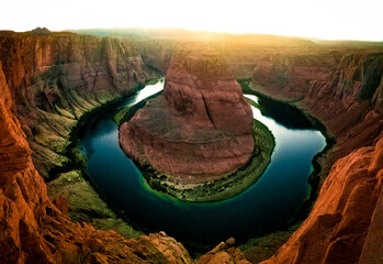 view of the river in the mountains